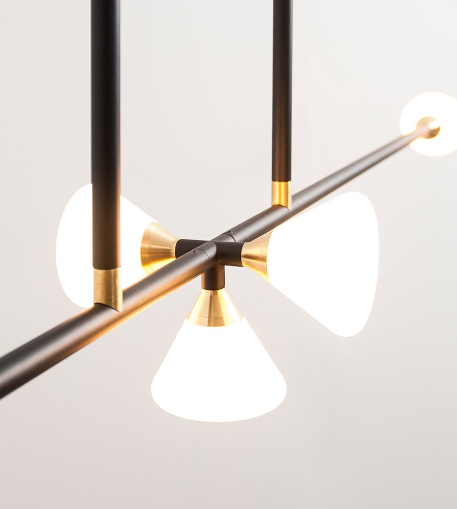 Detail (Matte black/Brushed brass)