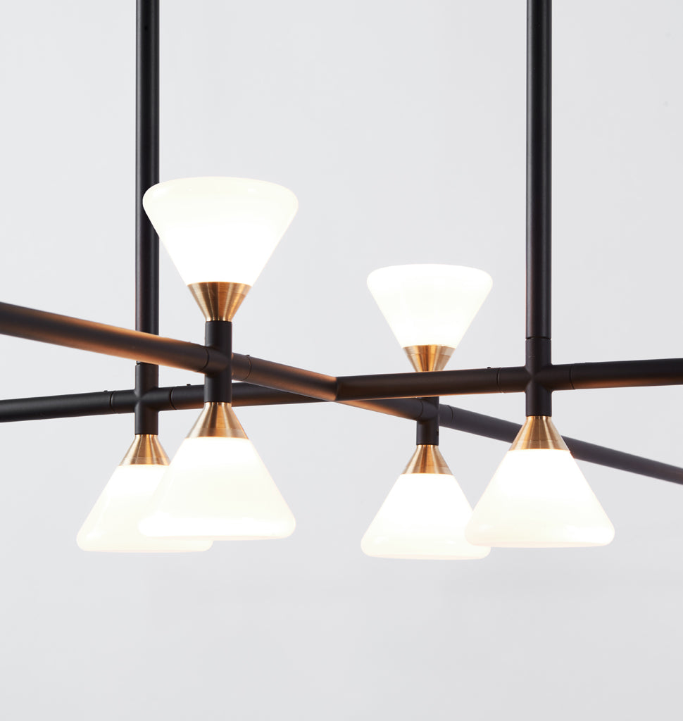 Detail (Matte black/Brushed brass)