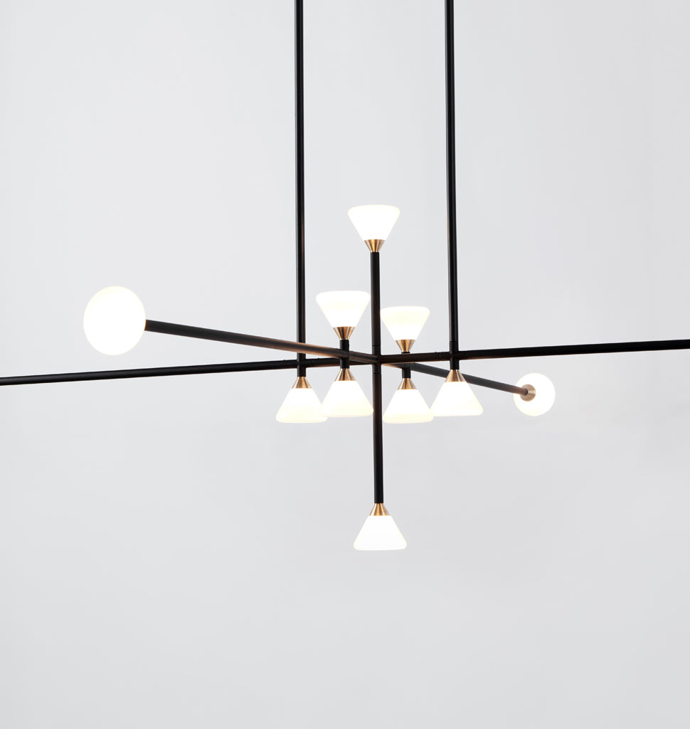 Detail (Matte black/Brushed brass)