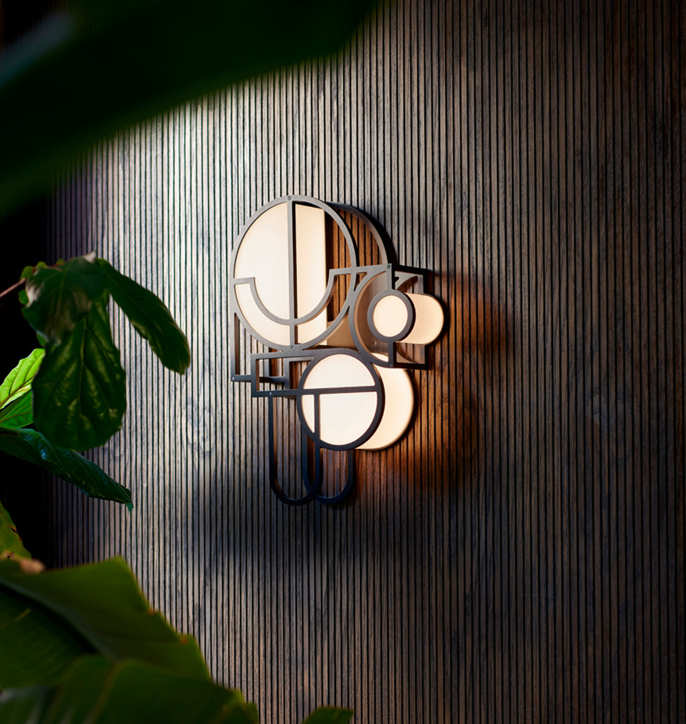 Sconce - 02 (Matte black) — Roll & Hill Showroom, New York City. Image by Louisa Fulkerson + Fyodor Shiryaev