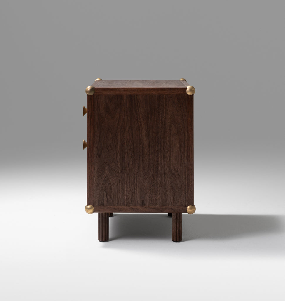 Lafayette Bedside Table (Black walnut)