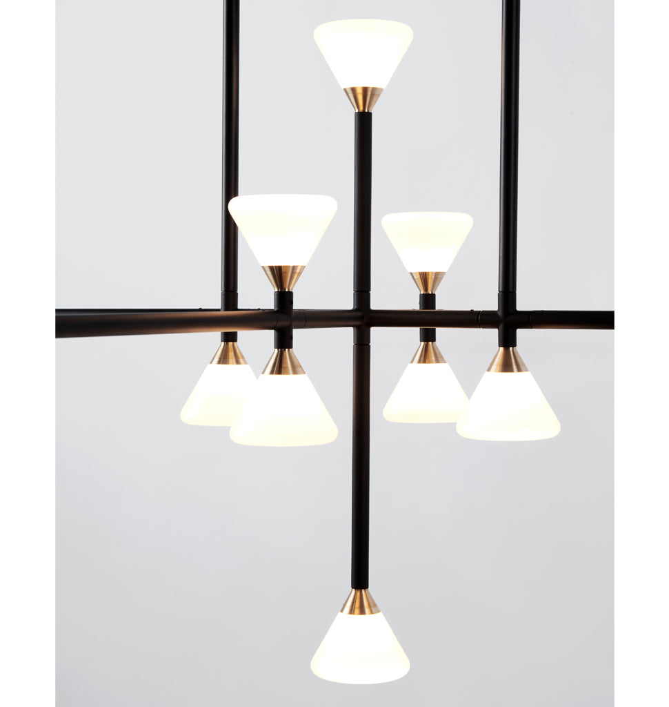 Detail (Matte black/Brushed brass)