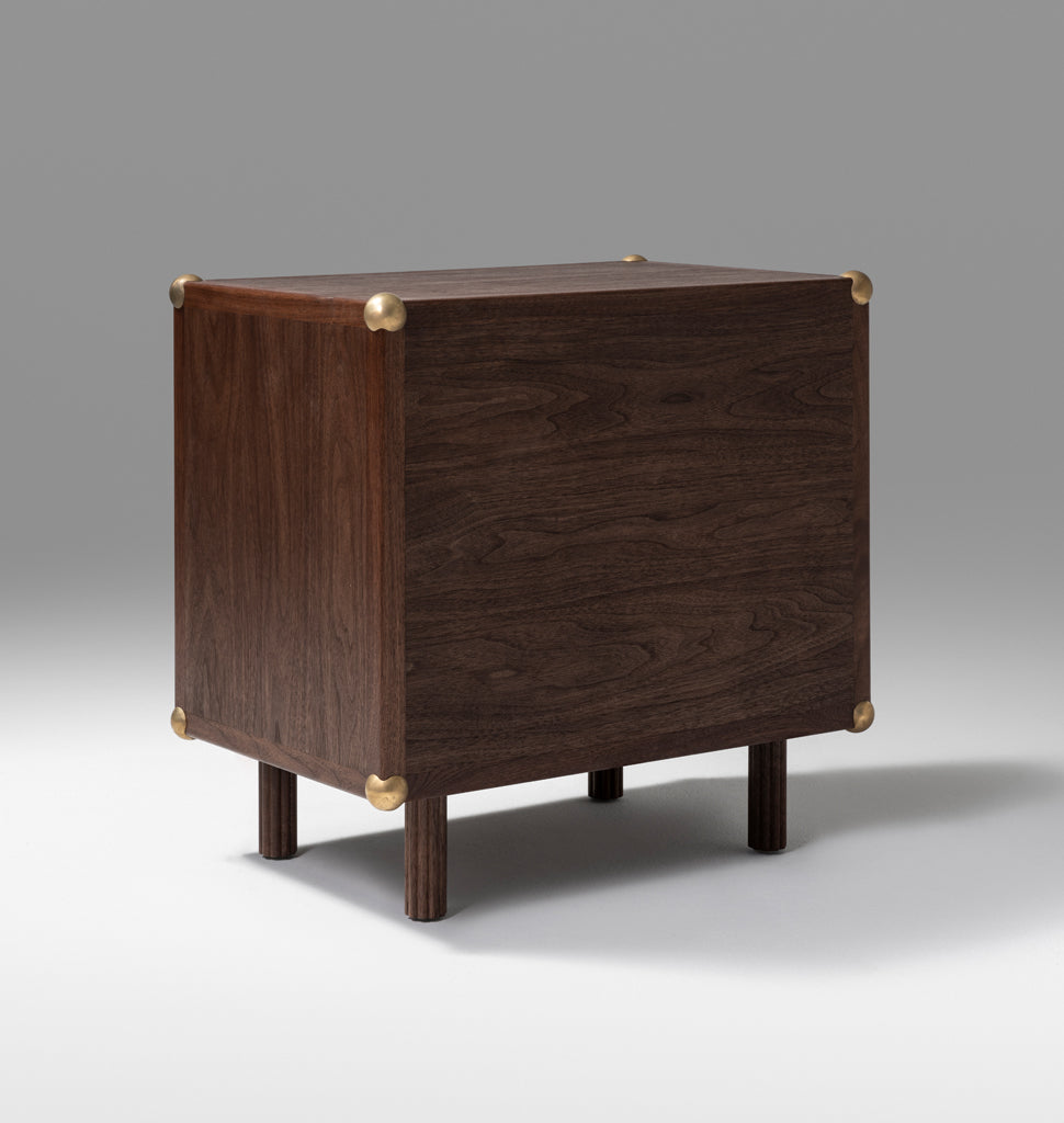 Lafayette Bedside Table (Black walnut)