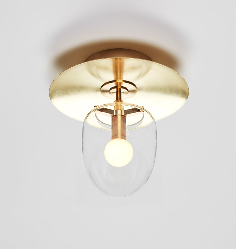 Flush Mount (Unlacquered brass)