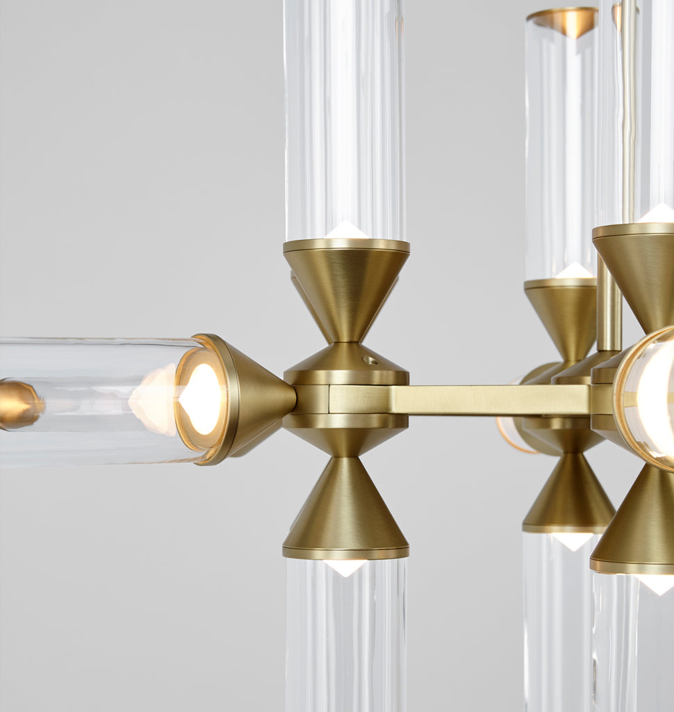 Detail (Brushed brass/Clear)