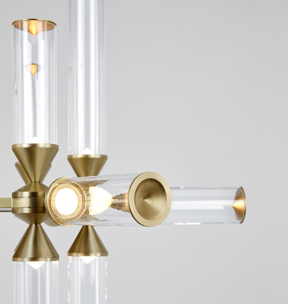 Detail (Brushed brass/Clear)