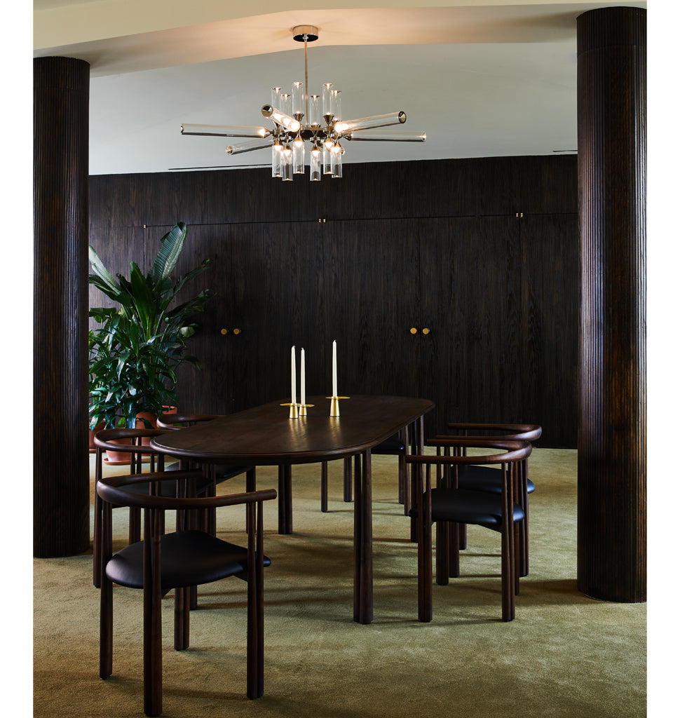 18-01 (Polished nickel/Clear) — Roll & Hill, New York. Image by Nicole Franzen