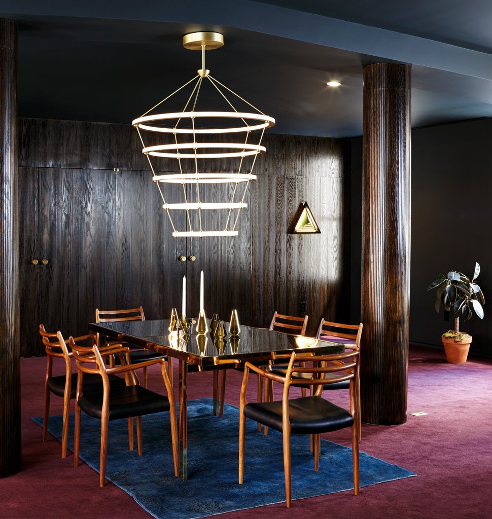 Custom Configuration (Brushed brass) — Roll & Hill Showroom, New York City. Image by Joseph De Leo