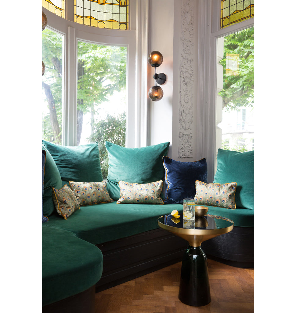 Sconce - 2 Globes (Black/Smoke) — Amsterdam. Interior by RA Studio.  Image by Chiel van Diest