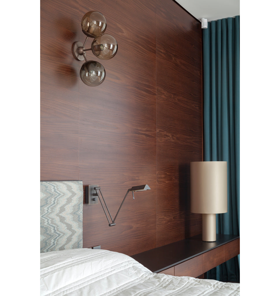 Sconce - 3 Globes (Bronze/Smoke) — Moscow, Russia. Interior by Form Bureau. Image by Dmitry Chebanenko 