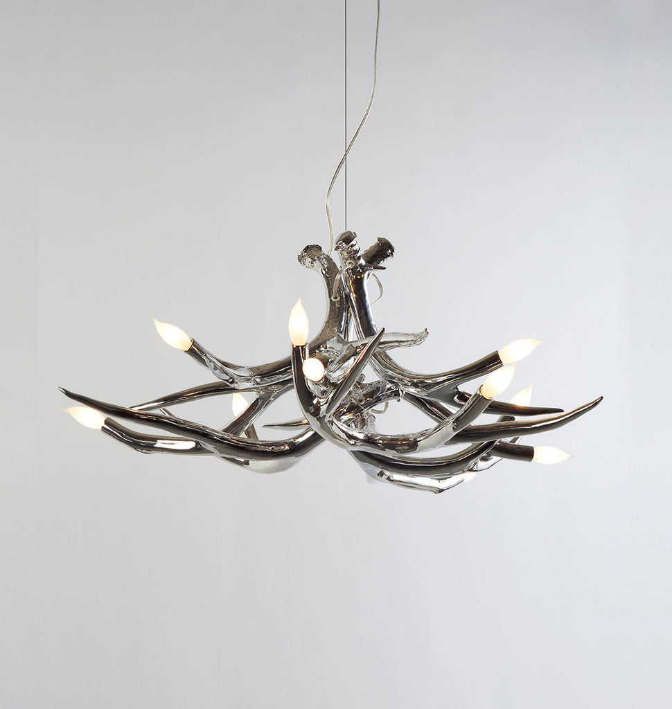 Chandelier - 6 Antlers (Custom finish)