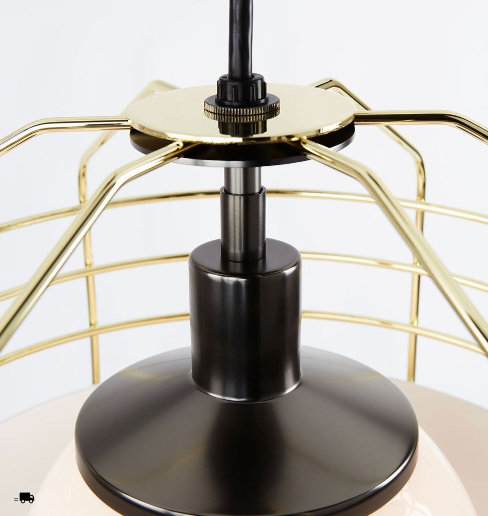 Detail 14-inch (White/Brass)