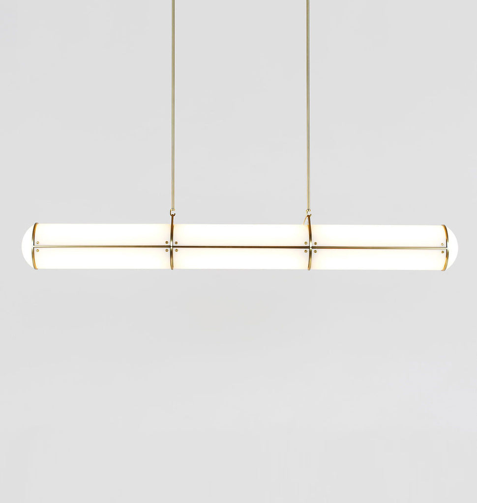 Straight - 3 Units (Brushed brass)