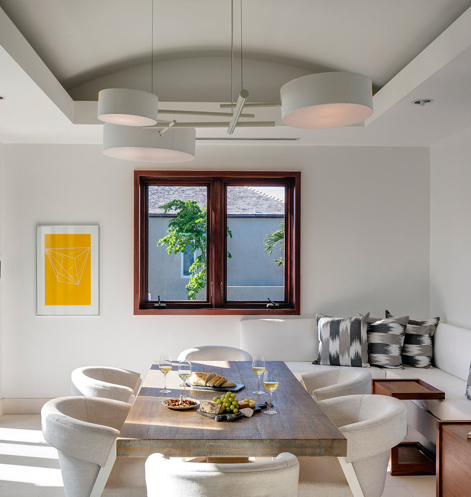 Chandelier (White) — Turks and Caicos. Courtesy of Domino Creative