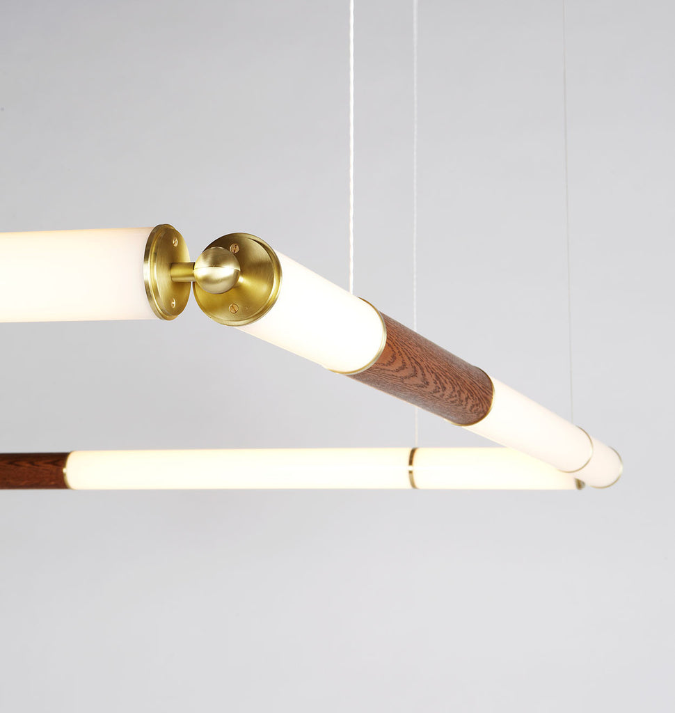 Custom Configuration (Brushed brass/Oak)