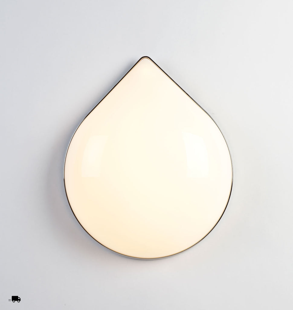 Teardrop (Polished nickel/White)