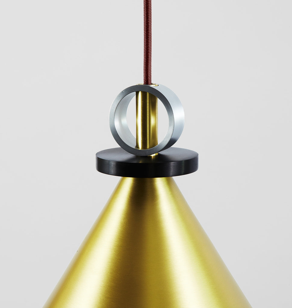 Detail - Cone (Brushed brass)