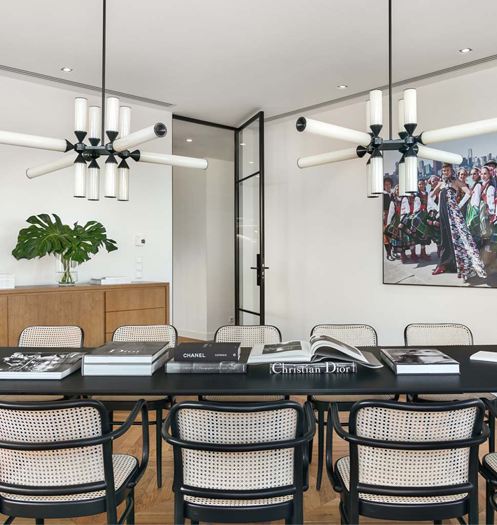 12-01 (Black/Cream) — Vogue Offices, Poland. Interior by Maria Murawsky. Image by Tom Kurek