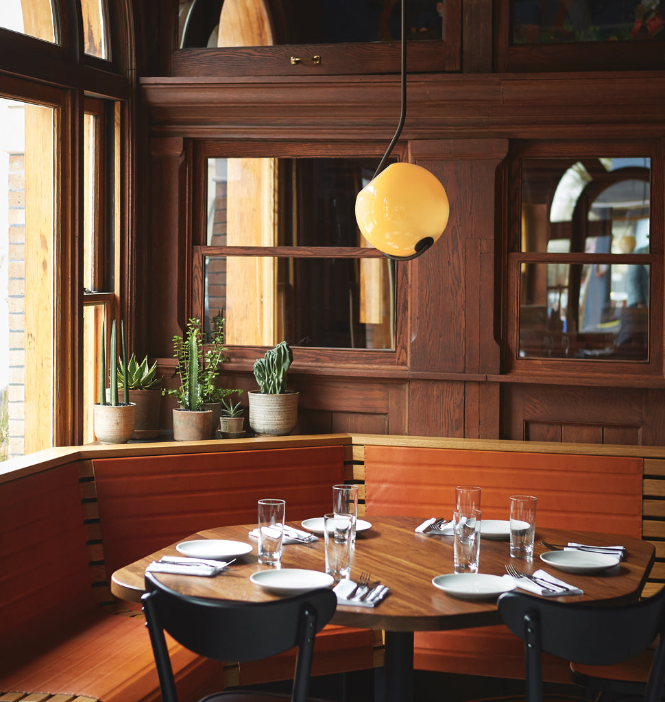 Pendant (Black/Cream) — Wm. Mulherin's Sons, Philadelphia. Image by Michael Persico