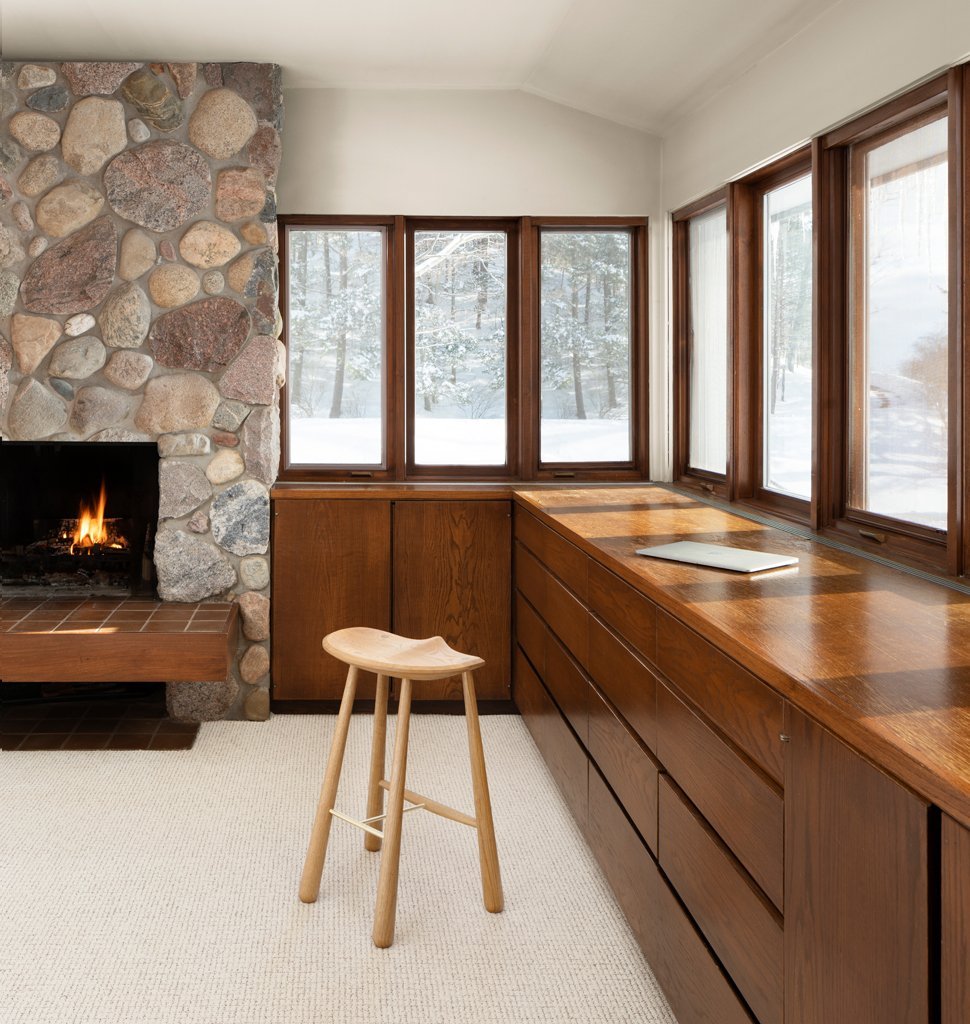 Taper Bar Stool (White oak) — Holland, Michigan. Image by Jonathan Allen